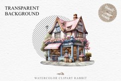 Fantasy Pastel Store Bakery Shop Cafe House Architecture PNG Watercolor Transparent invitation t-shirt designs sublimation nursery printable art junk journaling Fantasy Pastel Store, Shop Clipart, Cafe House png, Floral Bakery Transparent detailed clip ar