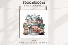 Fantasy Pastel Store Bakery Shop Cafe House Architecture PNG Watercolor Transparent invitation t-shirt designs sublimation nursery printable art junk journaling Fantasy Pastel Store, Shop Clipart, Cafe House png, Floral Bakery Transparent detailed clip ar
