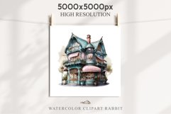 Fantasy Pastel Store Bakery Shop Cafe House Architecture PNG Watercolor Transparent invitation t-shirt designs sublimation nursery printable art junk journaling Fantasy Pastel Store, Shop Clipart, Cafe House png, Floral Bakery Transparent detailed clip ar