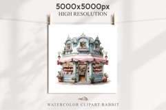 Fantasy Pastel Store Bakery Shop Cafe House Architecture PNG Watercolor Transparent invitation t-shirt designs sublimation nursery printable art junk journaling Fantasy Pastel Store, Shop Clipart, Cafe House png, Floral Bakery Transparent detailed clip ar
