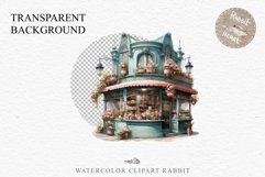 Fantasy Pastel Store Bakery Shop Cafe House Architecture PNG Watercolor Transparent invitation t-shirt designs sublimation nursery printable art junk journaling Fantasy Pastel Store, Shop Clipart, Cafe House png, Floral Bakery Transparent detailed clip ar