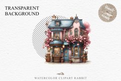 Fantasy Pastel Store Bakery Shop Cafe House Architecture PNG Watercolor Transparent invitation t-shirt designs sublimation nursery printable art junk journaling Fantasy Pastel Store, Shop Clipart, Cafe House png, Floral Bakery Transparent detailed clip ar