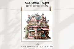 Fantasy Pastel Store Bakery Shop Cafe House Architecture PNG Watercolor Transparent invitation t-shirt designs sublimation nursery printable art junk journaling Fantasy Pastel Store, Shop Clipart, Cafe House png, Floral Bakery Transparent detailed clip ar