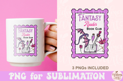 Fantasy Reader Stamp Png Product Image 2