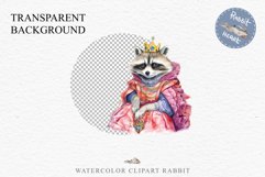 Fantasy Royal Raccoon King Queen Clipart PNG Scrapbooking Image Watercolor Transparent Print illustration designs sublimation kids Fairy Tale Children book  watercolor fantasy Royal Raccoon King Queen, fairy tales clipart, sublimation nursery art book