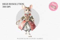 watercolor fantasy Royal victorian mouse, fairy tales clipart, sublimation nursery art children book Fantasy Royal Victorian Mouse Clipart PNG Scrapbooking Art Watercolor Transparent Print illustration designs sublimation kids Fairy Tale Children book