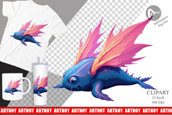 Fantasy Sea Creatures Clipart Product Image 1