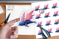 Fantasy Sea Creatures Sticker Product Image 1