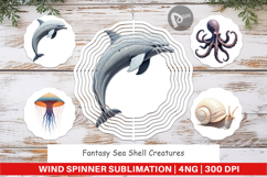 Wind Spinner Fantasy Sea Creatures Product Image 1