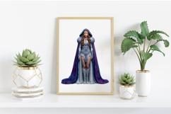 Fantasy Winter Girls Clipart Sublimation Product Image 2