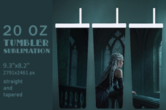 20 OZ Gothic Muse Tumbler Wrap Product Image 1