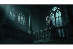 Gothic Maiden in Cathedral Wall Art Product Image 4