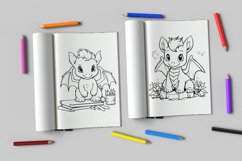 Coloring Page For Kids Cute Fantasy Characters Product Image 2