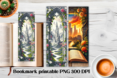 Mystical fantasy bookmark printable | Fabulous bookmark PNG Product Image 1