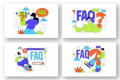 10 Frequently Asked Questions Illustration Product Image 3