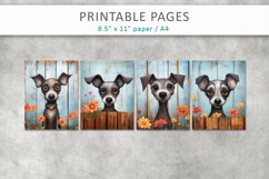 dog printable sheets, Farmhouse animal pages Product Image 2