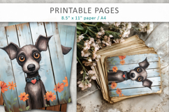 dog printable sheets, Farmhouse animal pages Product Image 4