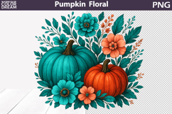 Fall Flowers Animals Pumpkin Clipart | Farm Animal Bundle Product Image 4