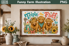 Highland Cow Cutting Board | Farmhouse Rustic Decor Product Image 2