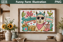 Farm Lama Cutting Board | Rise And Shine Decor Product Image 2