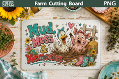 Funny Farm Animals Cutting Board | Farmhouse Rustic Decor Product Image 14