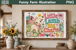 Cute Lamb Cutting Board | Farmhouse Rustic Decor Product Image 2