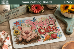 Funny Farm Animals Cutting Board | Farmhouse Rustic Decor Product Image 9