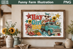 Goat Cutting Board | Rustic Farm Sublimation Product Image 2