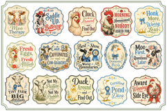 Farmhouse Animal Quotes Bundle | Funny farm sayings Product Image 5