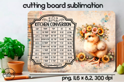 Farm Animals Cutting Board Sublimation Design, Chicken png Product Image 1