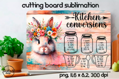 Farmhouse Animal Cutting Board Sublimation Design Product Image 1