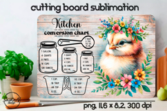 Farmhouse Animal Cutting Board Sublimation Design Product Image 1