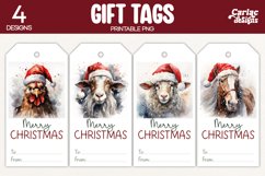 Farm Animals Gift Tags