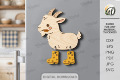Farm Animals Magnets Bundle Laser Cut. Fridge Magnet SVG Product Image 2