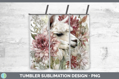 GorgeousFarm Autumn Floral Tumbler design.