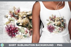 GorgeousFarm Autumn Floral Shirt design.