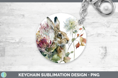 GorgeousFarm Autumn Floral Keychain design.