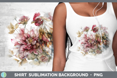 GorgeousFarm Autumn Floral Shirt design.