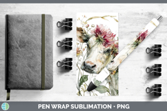 GorgeousFarm Autumn Floral Pen Wrap design.