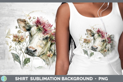 GorgeousFarm Autumn Floral Shirt design.