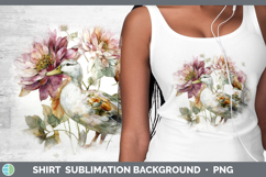 GorgeousFarm Autumn Floral Shirt design.