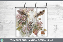 GorgeousFarm Autumn Floral Tumbler design.