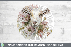 GorgeousFarm Autumn Floral Wind Spinner design.