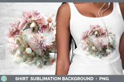 GorgeousFarm Autumn Floral Shirt design.