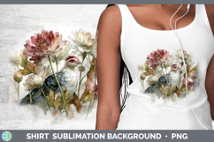 GorgeousFarm Autumn Floral Shirt design.