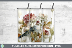 GorgeousFarm Autumn Floral Tumbler design.