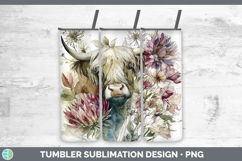 GorgeousFarm Autumn Floral Tumbler design.