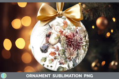 GorgeousFarm Autumn Floral Ornament design.