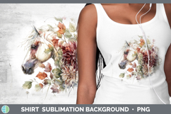 GorgeousFarm Autumn Floral Shirt design.