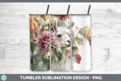GorgeousFarm Autumn Floral Tumbler design.